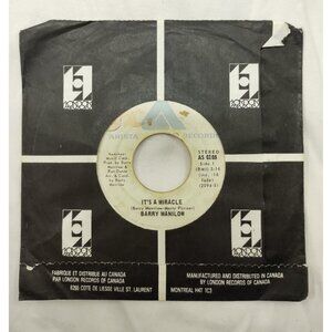 Barry Manilow – It’s a Miracle 7” Arista AS 0108 Canada 1975